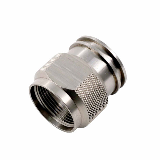 Straight Knurled Nut of Precision CNC Turning